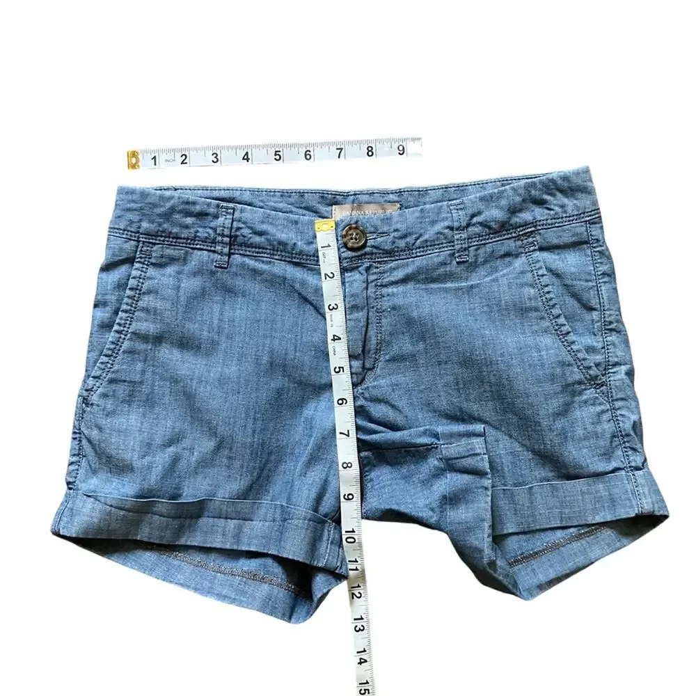 Banana Republic Light Blue Jean Shorts 2p